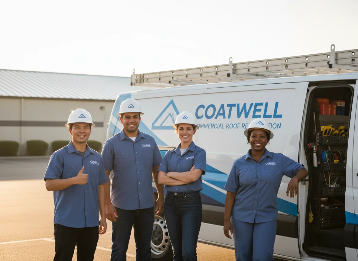 Commercial roof coating company in Verner, WV
